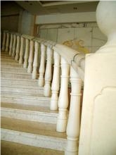 Natural White Marble Balustrade & Railing Natural White Marble Balustrade & Railing