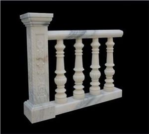 Natural White Marble Balustrade & Railing