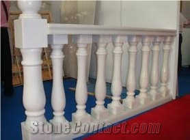 Natural White Marble Balustrade & Railing