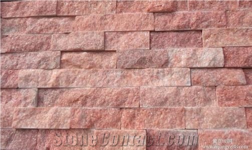 Pink Jade Mushroom Stone Wall Tiles