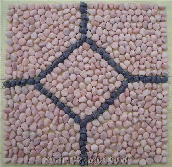 Pink Marble Pebble Stone,Natural Pink Marble River Stone,Beautiful Pink Marble Polished Pebbles