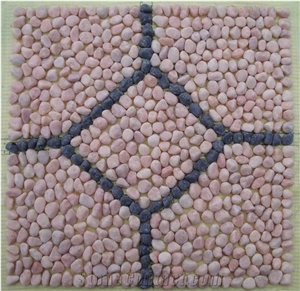 Pink Marble Pebble Stone,Natural Pink Marble River Stone,Beautiful Pink Marble Polished Pebbles
