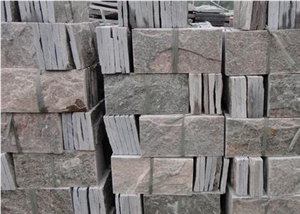 Pink Quartzite Mushroom Stone for Wall