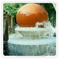 Red Marble Fountain Ball,Marble Rolling Ball Fountains
