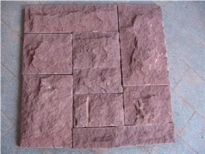 Red Sandstone Mushroom for Wall Cladding
