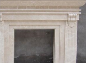 Royal Botticino Marble Fireplace