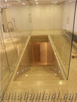 Travertino Romano Stairs & Steps,Wavy Vein Roman Travertine Stairs, Staircase,Risers