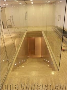 Travertino Romano Stairs & Steps,Wavy Vein Roman Travertine Stairs, Staircase,Risers