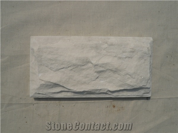 White Quartzite Mushroom Stone,Absolute White Mushroom Wall Cladding