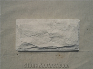 White Quartzite Mushroom Stone,Absolute White Mushroom Wall Cladding