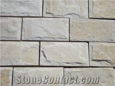 White Quartzite Mushroom Stone,Absolute White Mushroom Wall Cladding