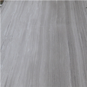 White Wooden Vein Marble Tiles & Slab, China White Marble