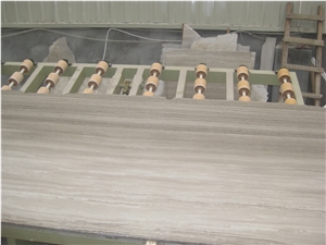 White Wooden Vein Marble Tiles & Slab, China White Marble