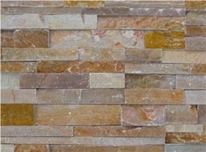 Yellow Wooden Vein Slate Cultured Stone
