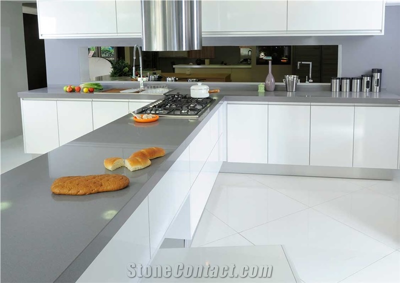 Quartz and Engineered Stone Kitchen Countertop