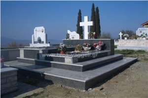 Pale Rose Granite Monument