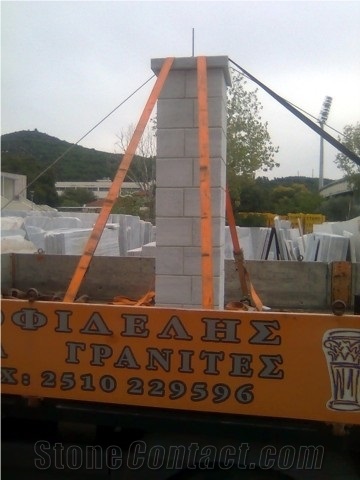 Nestos White Marble Memorials