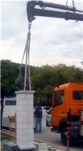 Nestos White Marble Memorials
