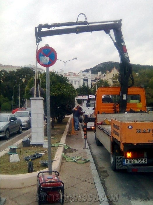 Nestos White Marble Memorials