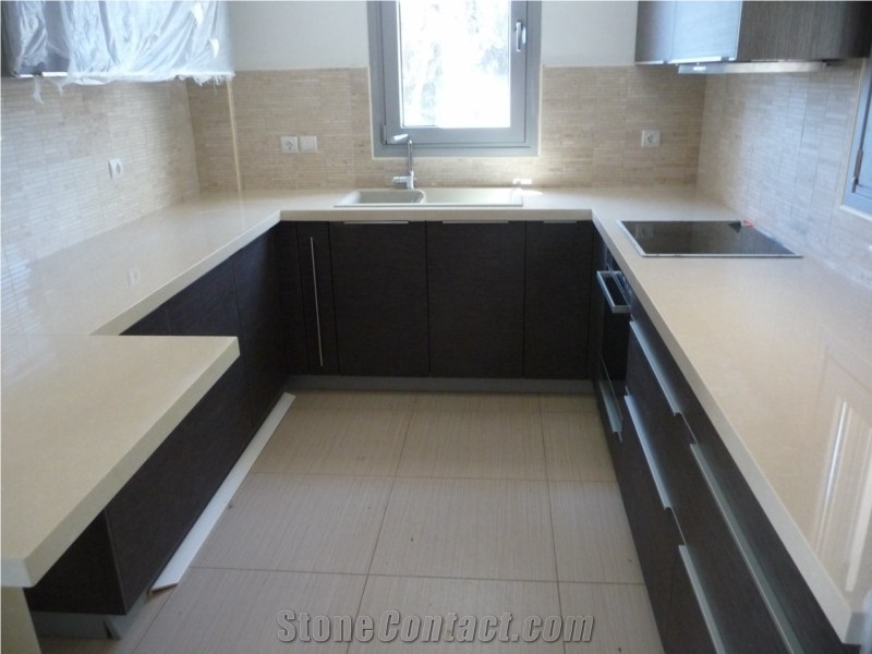 Quartz Stone Kitchen Countertop