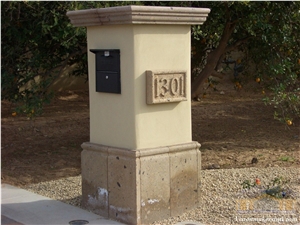 Cafe Cantera Gate Post Capping, Capital