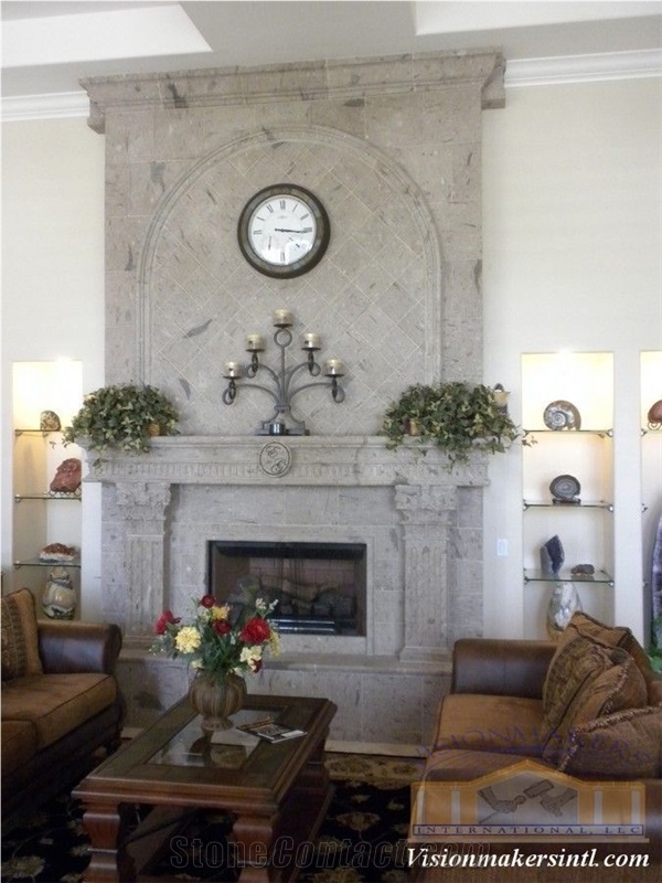 Cantera Corcho Fireplace