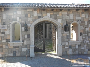 Gris Cantera Wall Cladding, Facing