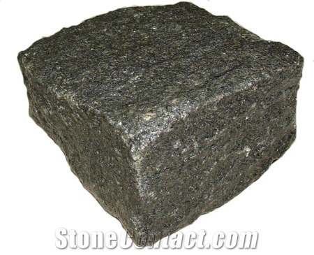 Paving Stone, Black Granite Cube Stone & Pavers