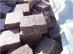 Paving Stone, Black Granite Cube Stone & Pavers