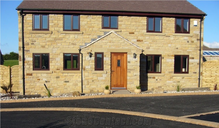 Natural Building Stone Masonry, Shirehill Beige Sandstone Building & Walling
