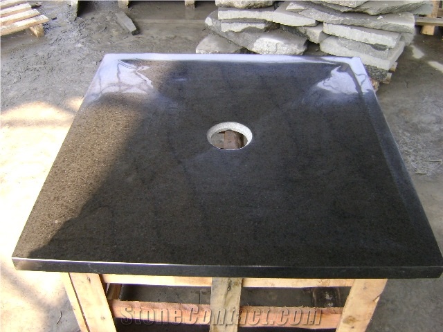 G684 Black Basalt Slabs & Tiles, China Black Basalt