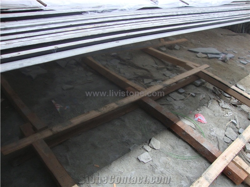 Mongolia Black Basalt Tiles & Slabs