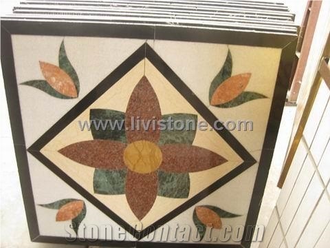 Multicolor Floor Medallion