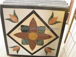 Multicolor Floor Medallion