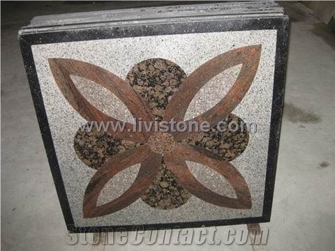 Multicolor Floor Medallion