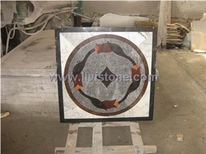 Multicolor Floor Medallion