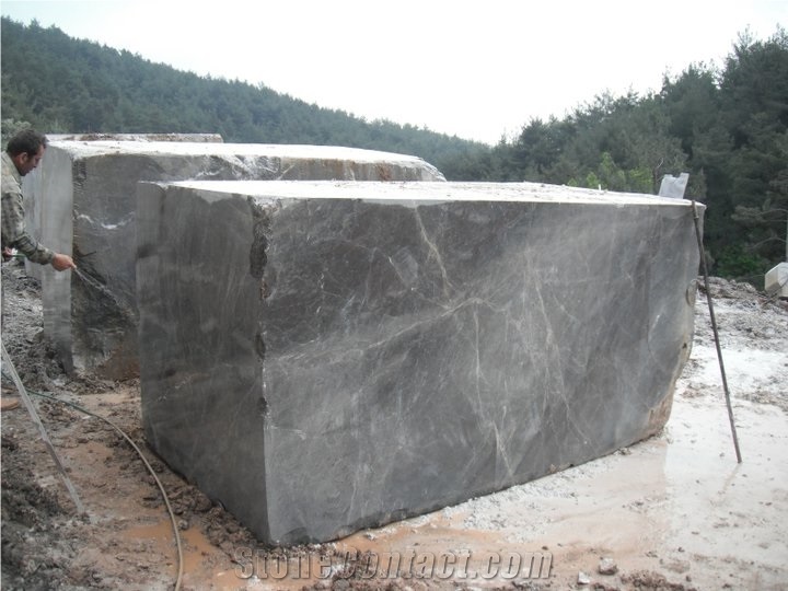 Luna Dark Marble Blocks, Turkey Black Marble Blocks