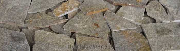 Ivailovgrad Gneiss Polygonal Revetments Slabs
