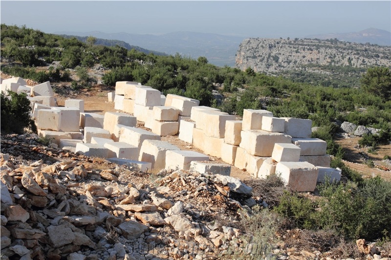 Tarsus Beige Marble Blocks