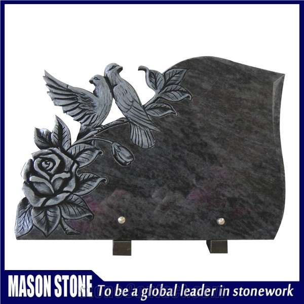 Bahama Blue Carving Monument,Mass Blue Funeral Plaques