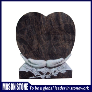 Heart Tombstone,Engraved Headstone,Western Monuments