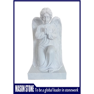 Stone Wing Angel Sculpture,Garden Carving Sculpture & Statue