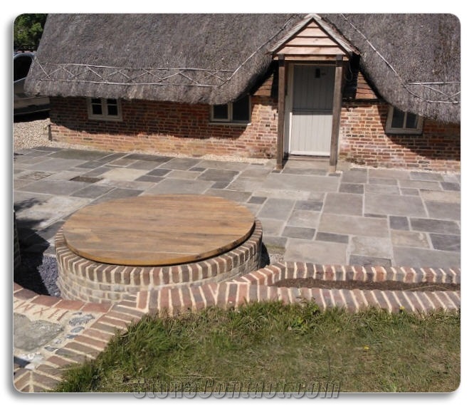 Old Reclaimed York Stone Paving Flagstones