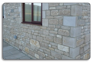 Purbeck Coursed & Tumbled Walling Stone