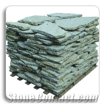 Purbeck Stone Crazy Paving Flagstone Courtyard