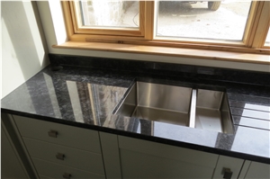 Steel Grey Granite Kitchen Countertop