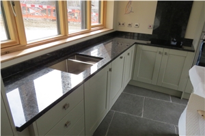 Steel Grey Granite Kitchen Countertop