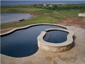 Lueders Stone Pool Coping, Pool Pavers