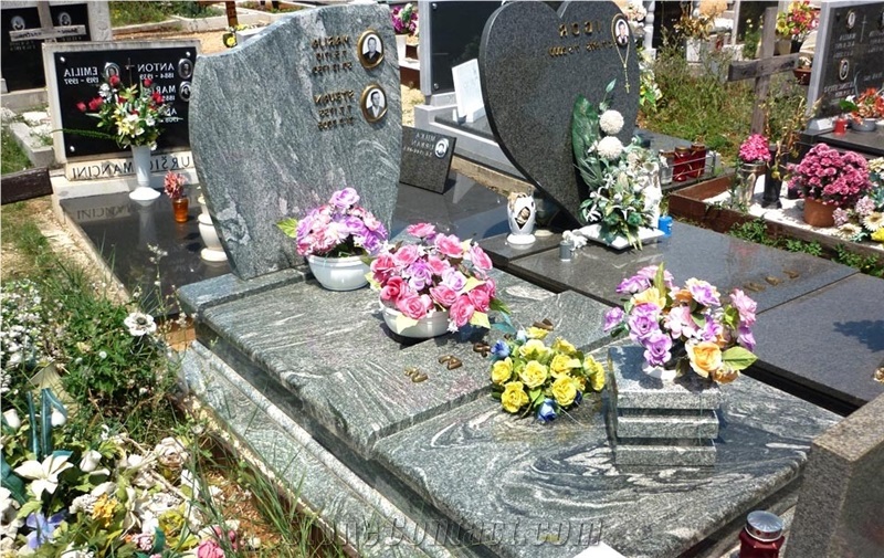 China Juparana Grey Granite Monument