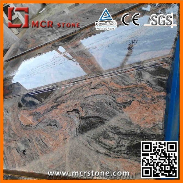 India Red Granite Slabs & Tiles, Multicolor Red Granite Slabs & Tiles